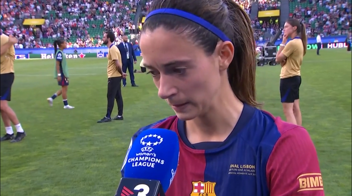 女足欧冠决赛失利后落泪，邦马蒂：不敢相信，但会以更强姿态回来